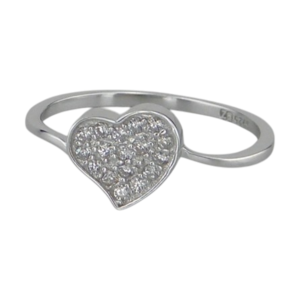 Srebrni prsten srce
