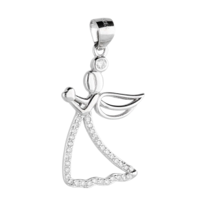 Srebrni privjesak anđeo