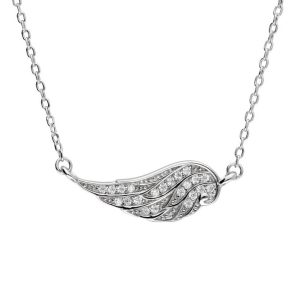 Srebrna ogrlica krilo