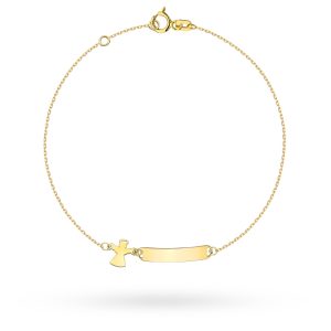 Zlatna narukvica anđeo