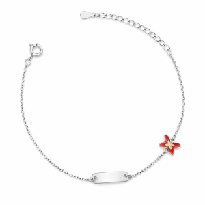 Srebrna narukvica leptir