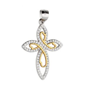Srebrni privjesak križ