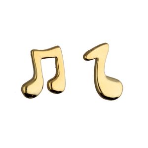 Srebrne naušnice note