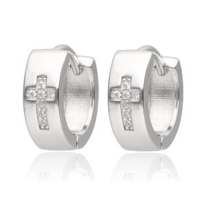 Srebrne naušnice križići