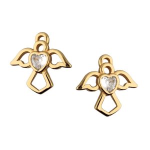 Srebrne naušnice anđeli