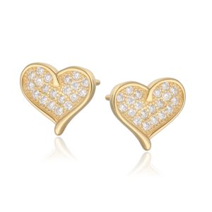 Srebrne naušnice srca