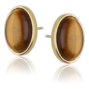 Srebrne naušnice tigrovo oko