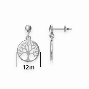 Srebrne naušnice drvo života
