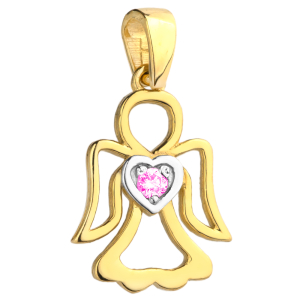 Zlatni privjesak anđeo