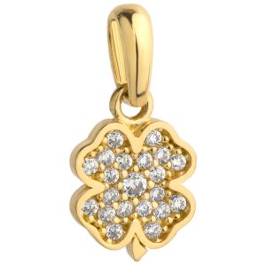 Zlatni privjesak djetelina