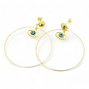 Naušnice od pozlaćenog čelika