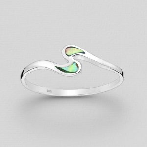 Srebrni prsten školjka