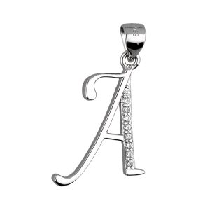 Srebrni privjesak slovo A