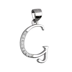 Srebrni privjesak slovo G