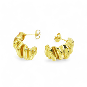 Naušnice od pozlaćenog čelika