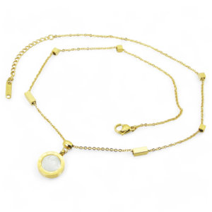 Ogrlica od pozlaćenog čelika