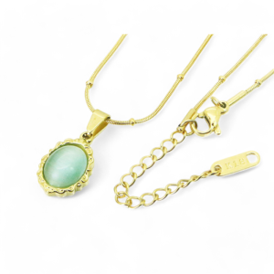 Ogrlica od pozlaćenog čelika