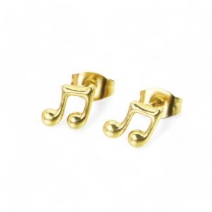 Naušnice od pozlaćenog čelika