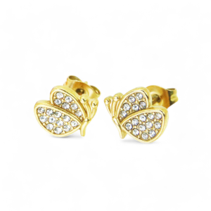 Naušnice od pozlaćenog čelika