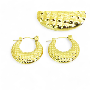 Naušnice od pozlaćenog čelika