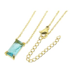 Ogrlica od pozlaćenog čelika