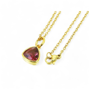 Ogrlica od pozlaćenog čelika