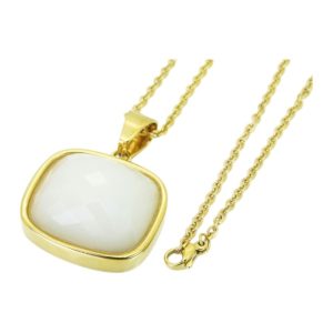 Ogrlica od pozlaćenog čelika