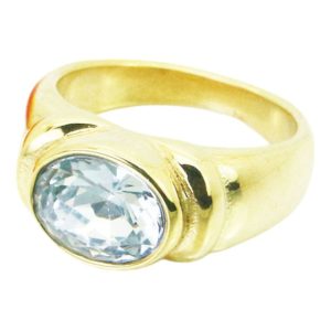 Prsten od pozlaćenog čelika