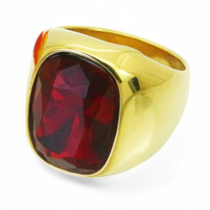 Prsten od pozlaćenog čelika