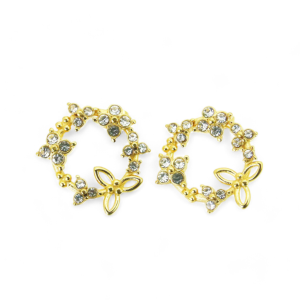 Naušnice od pozlaćenog čelika