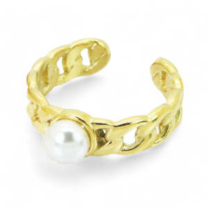 Prsten od pozlaćenog čelika