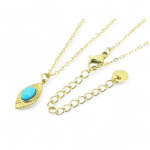 Ogrlica od pozlaćenog čelika