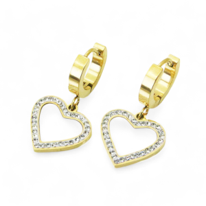 Naušnice od pozlaćenog čelika