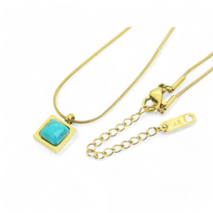 Ogrlica od pozlaćenog čelika