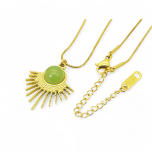 Ogrlica od pozlaćenog čelika