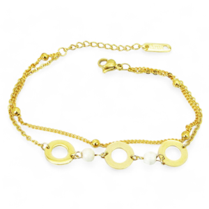 Narukvica od pozlaćenog čelika