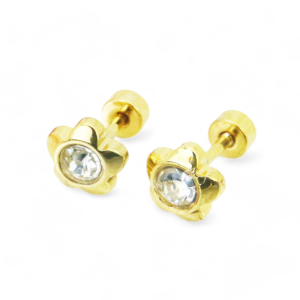 Naušnice od pozlaćenog čelika