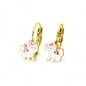 Naušnice od pozlaćenog čelika