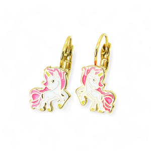 Naušnice od pozlaćenog čelika