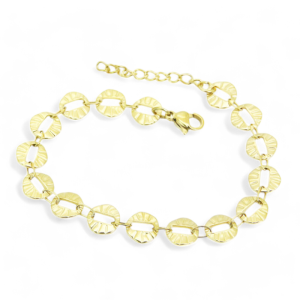 Narukvica od pozlaćenog čelika