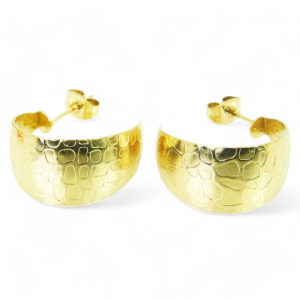 Naušnice od pozlaćenog čelika