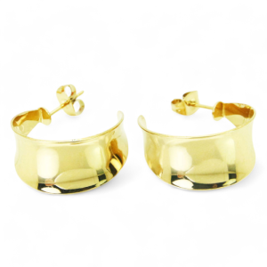 Naušnice od pozlaćenog čelika