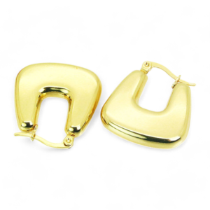 Naušnice od pozlaćenog čelika