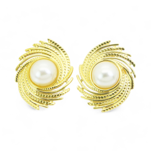 Naušnice od pozlaćenog čelika