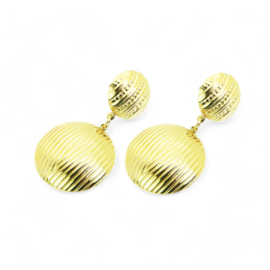 Naušnice od pozlaćenog čelika