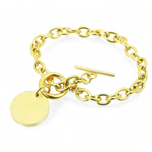 Narukvica od pozlaćenog čelika