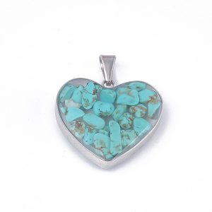 Hovlit srce privjesak