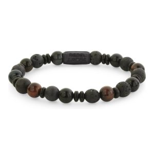 Rebel & Rose narukvica Variations Mix-Black 8mm