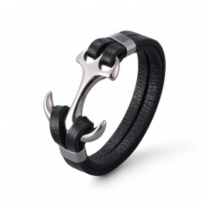 Kožna narukvica s čelikom