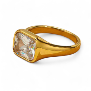 Prsten od pozlaćenog čelika